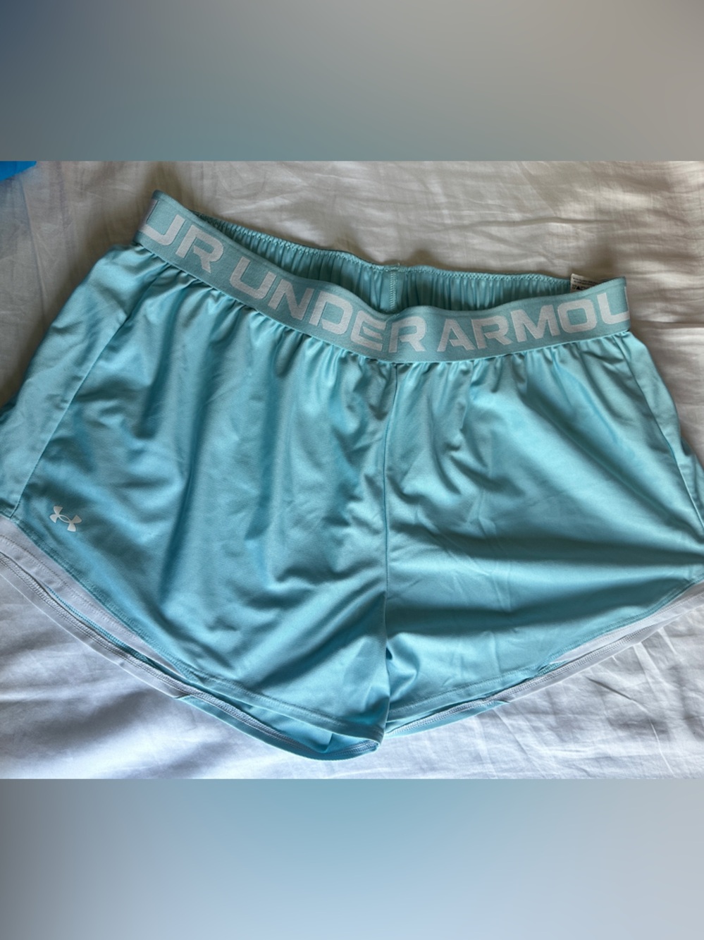Under Armour Light Blue Athletic Running Shorts